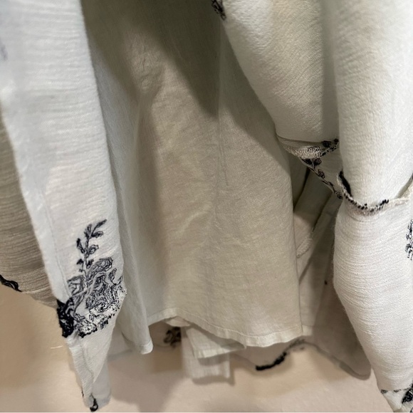 Free People White and Black Floral Mini Dress - Picture 14 of 16